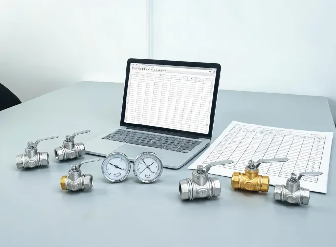 Industrial valve schedule review